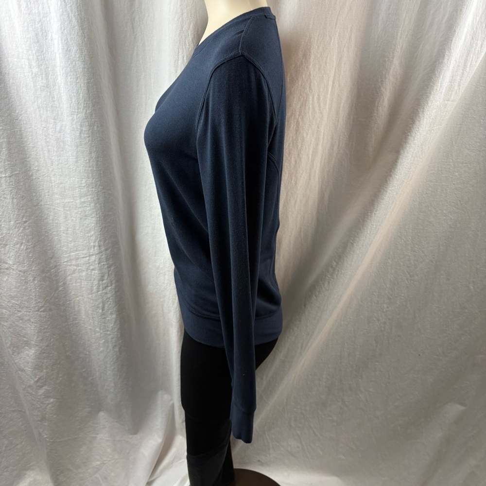 Kit and Ace Navy Long-Sleeve Crewneck Top S/M - Picture 4 of 6